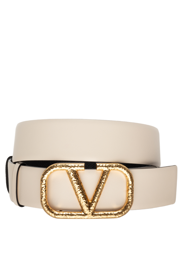 Valentino woman white leather belt for women buy with prices and photos 175297 - photo 1