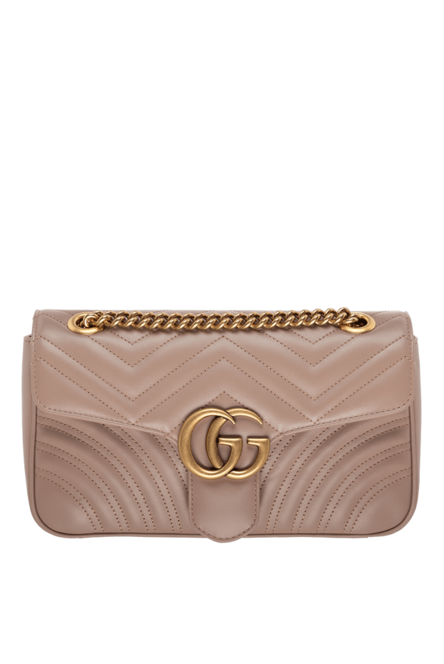 Gucci жіночі сумка зі шкіри бежева жіноча купити фото з цінами 175332 - фото 1