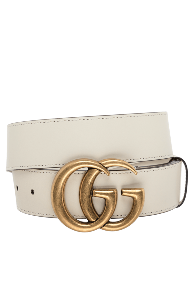 Gucci woman white leather belt for women buy with prices and photos 175351 - photo 1