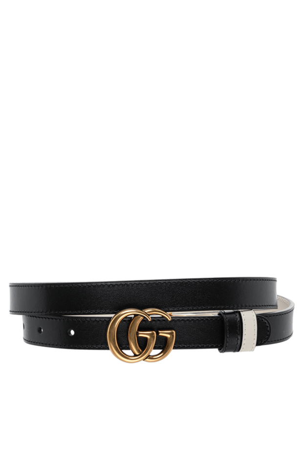 Gucci woman black leather belt for women buy with prices and photos 175358 - photo 1