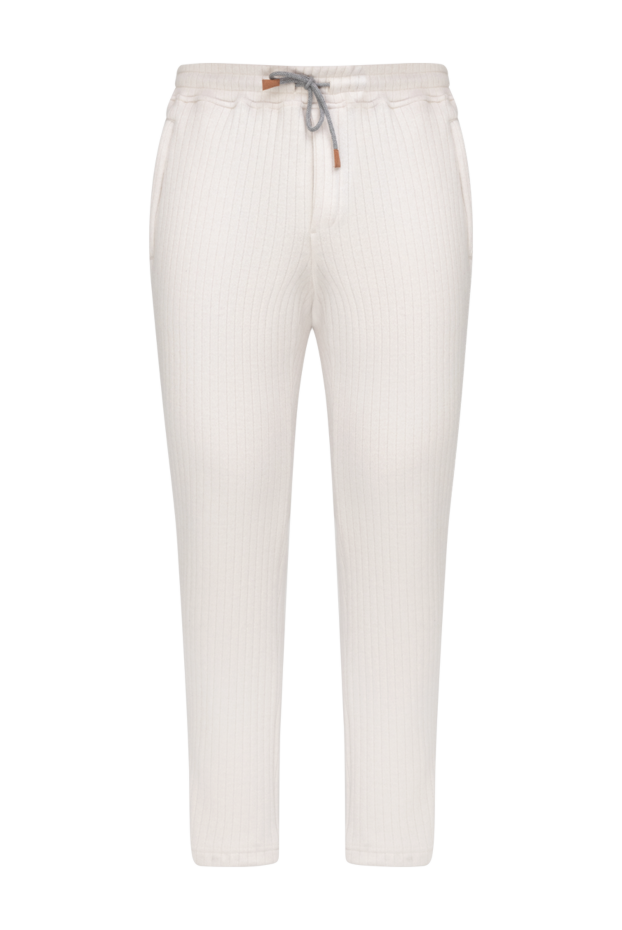 Eleventy beige wool and cashmere pants for men 175486 - photo 1