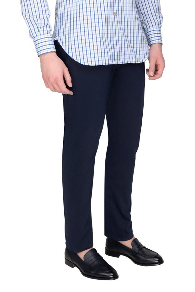 Eleventy men's blue slim fit chinos 175496 - photo 3