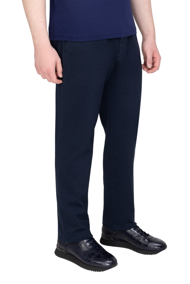 Eleventy tapered jogger pants with a drawstring waistband 175497 - photo 3