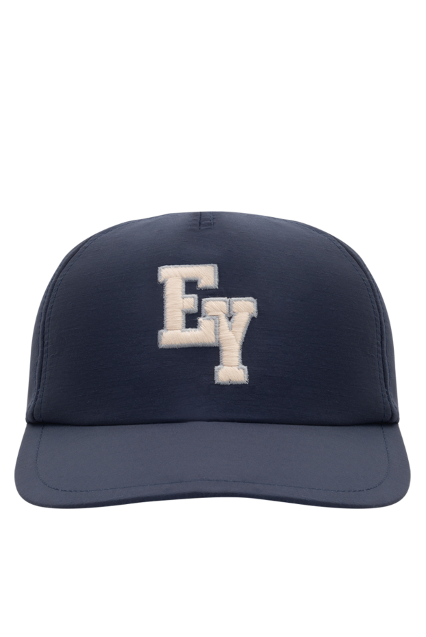 Eleventy blue linen and polyamide cap for men 175504 - photo 1