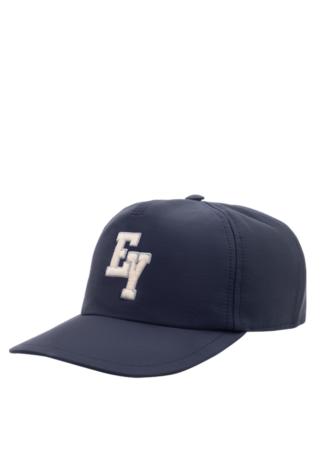 Eleventy blue linen and polyamide cap for men 175504 - photo 3