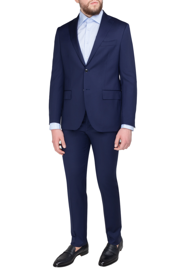 Sartoria Latorre man men's blue wool suit buy with prices and photos 175547 - photo 2