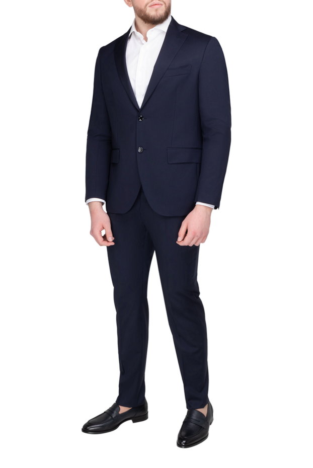 Sartoria Latorre man men's blue wool suit buy with prices and photos 175548 - photo 2