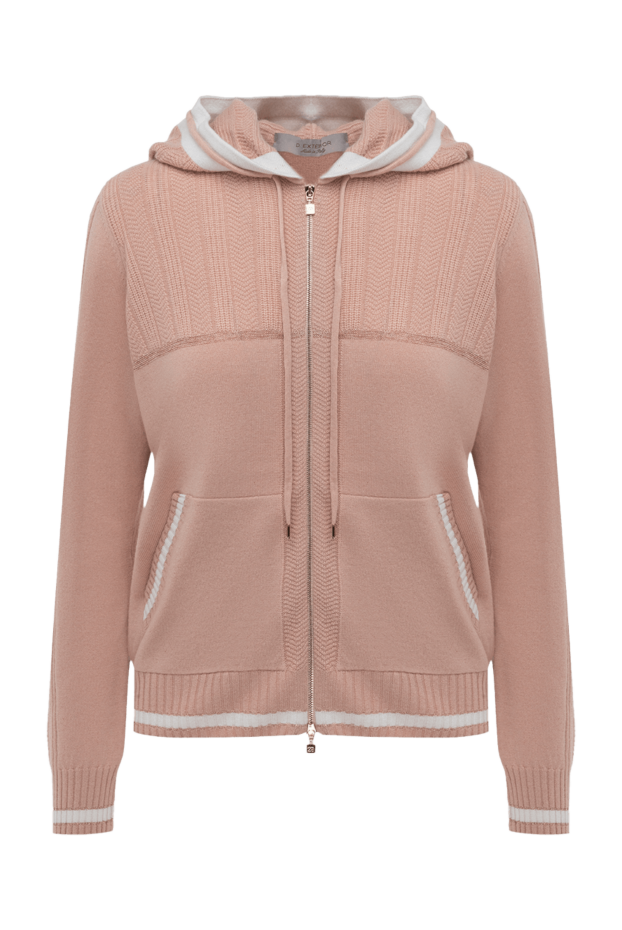 D.Exterior pink knitted sports cardigan women's 175560 - photo 1