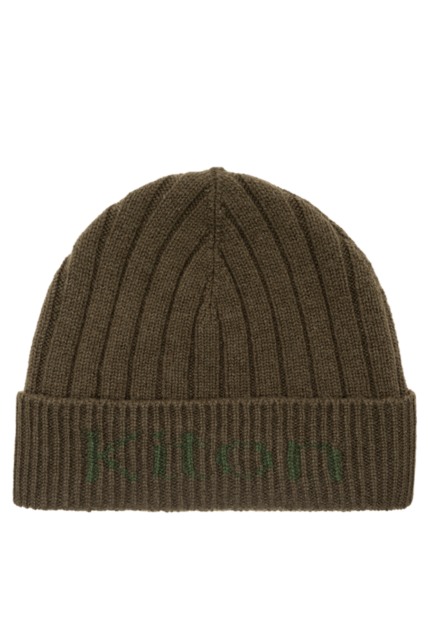 Kiton man green cashmere hat for men 175585 - photo 1