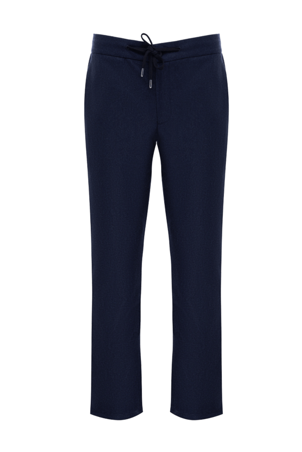 Cesare di Napoli man men's blue wool trousers buy with prices and photos 175590 - photo 1