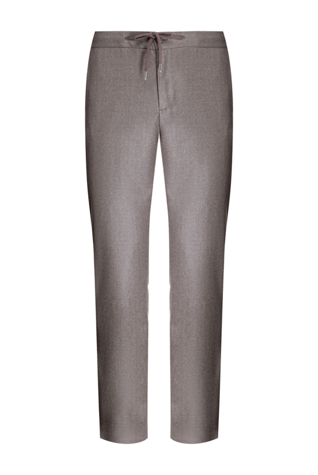 Cesare di Napoli man men's wool trousers, brown buy with prices and photos 175594 - photo 1