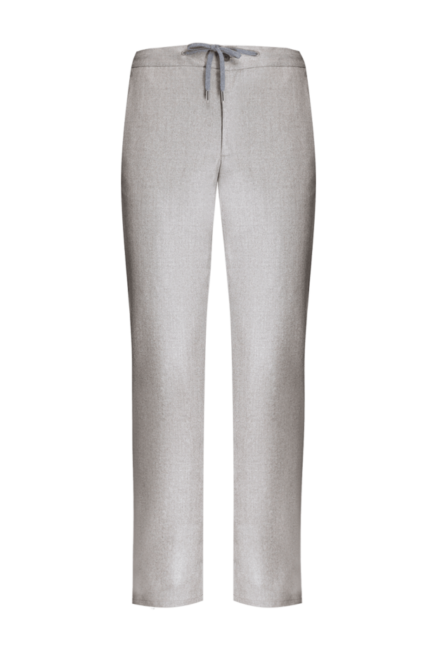 Cesare di Napoli man men's beige wool trousers buy with prices and photos 175600 - photo 1