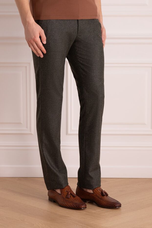 Cesare di Napoli man men's gray wool trousers buy with prices and photos 175601 - photo 2