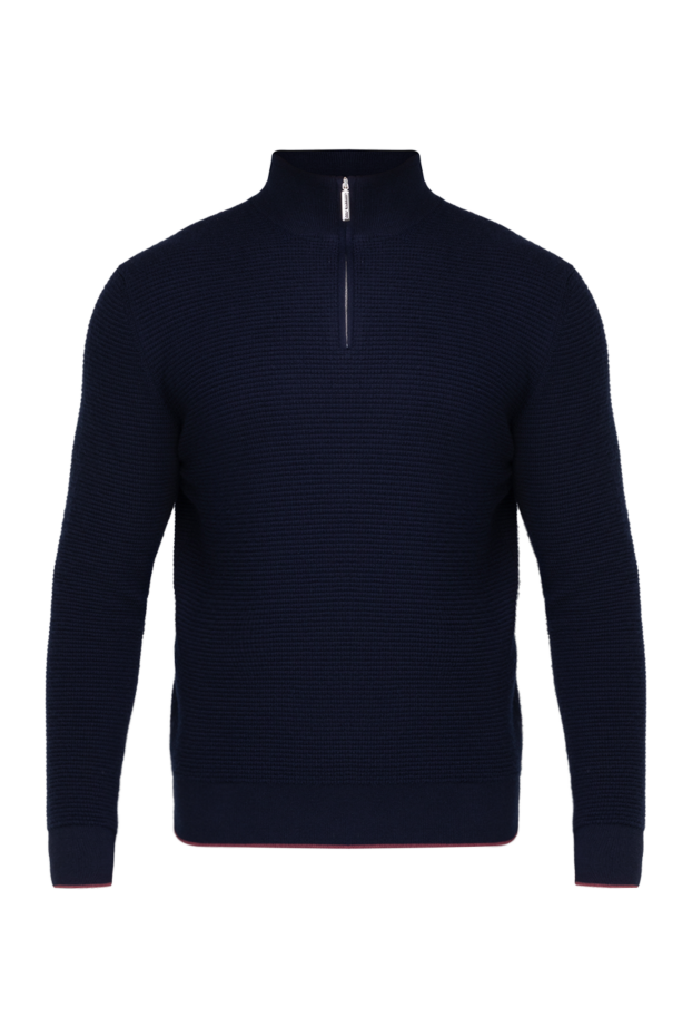 Stefano Ricci cashmere and silk jumper for men blue 175643 - photo 1