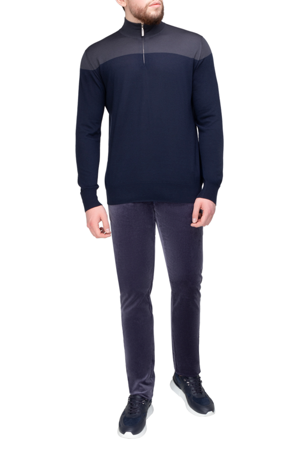 Stefano Ricci cashmere tee for men blue 175668 - photo 2