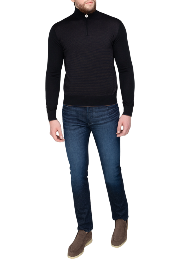 Stefano Ricci a troyer made of fine knitwear with a stand-up collar and a laconic design 175676 - photo 2