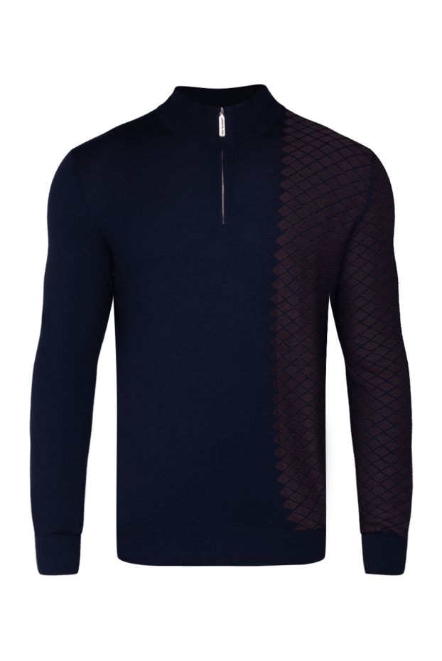 Stefano Ricci men's troyer with a geometric pattern and a stand-up collar 175678 - photo 1