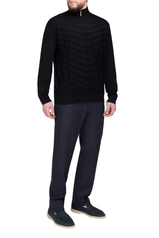 Stefano Ricci black cashmere and silk tee for men. 175691 - photo 2