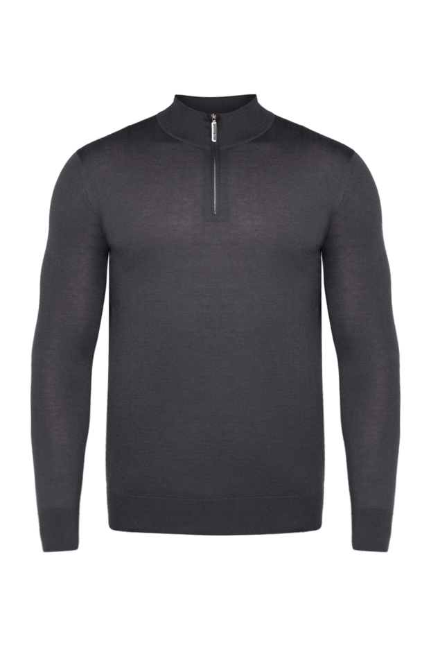 Stefano Ricci men's dark gray cashmere and silk troyer 175693 - photo 1