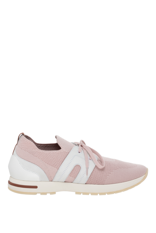 Loro Piana pink wool sneakers for women 175763 - photo 1