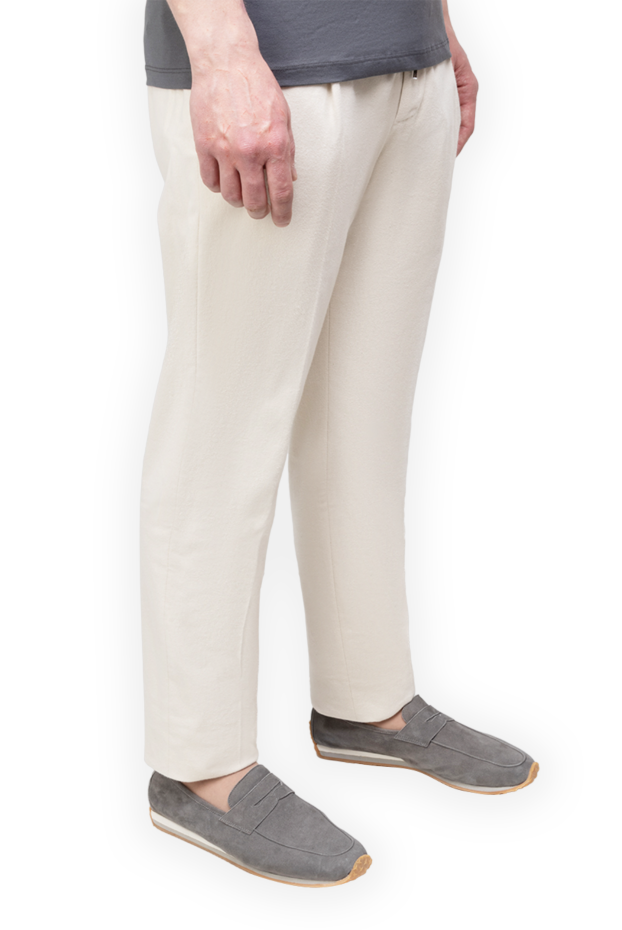 PT01 (Pantaloni Torino) pants for men made of cotton and elastane white 175785 - photo 3