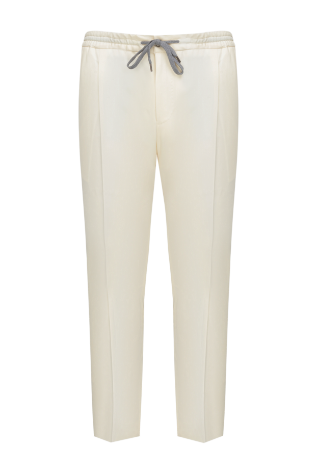 PT01 (Pantaloni Torino) beige wool pants for men 175788 - photo 1