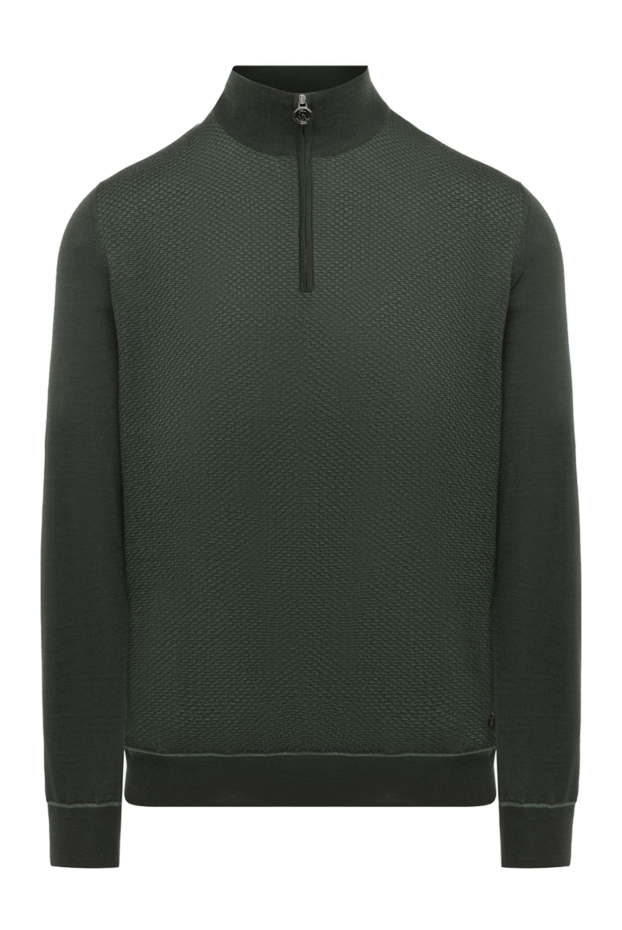 Stefano Ricci men's khaki troyer with textured honeycomb knit 175829 - photo 1