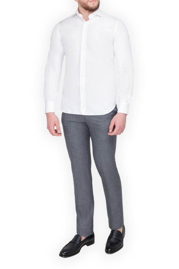 Alessandro Gherardi formal white cotton shirt with long sleeves 175840 - photo 2