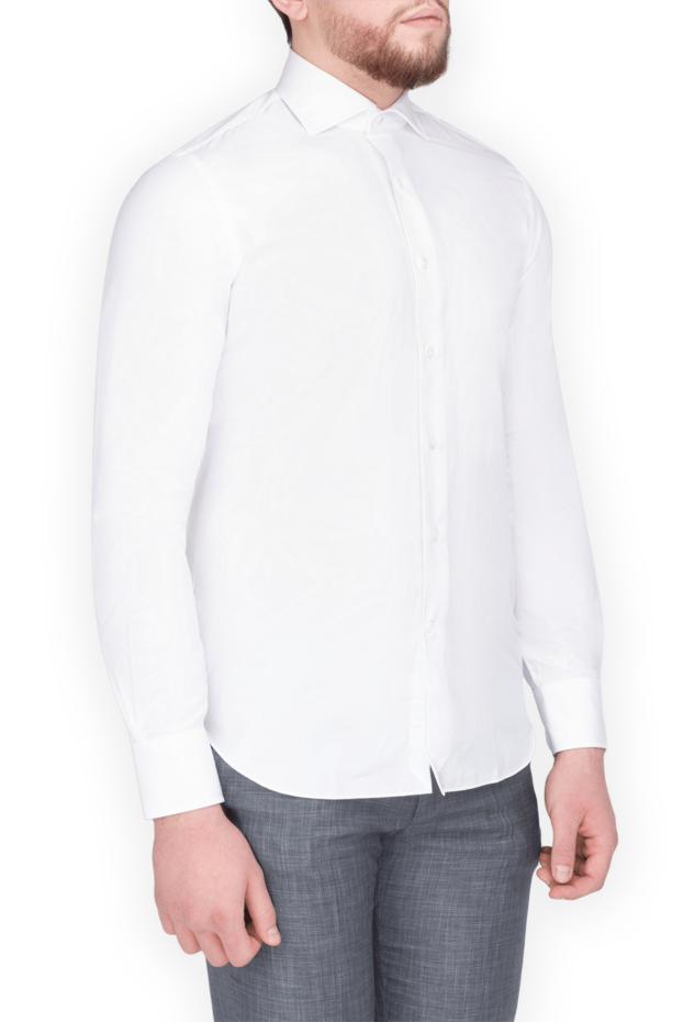 Alessandro Gherardi formal white cotton shirt with long sleeves 175840 - photo 3