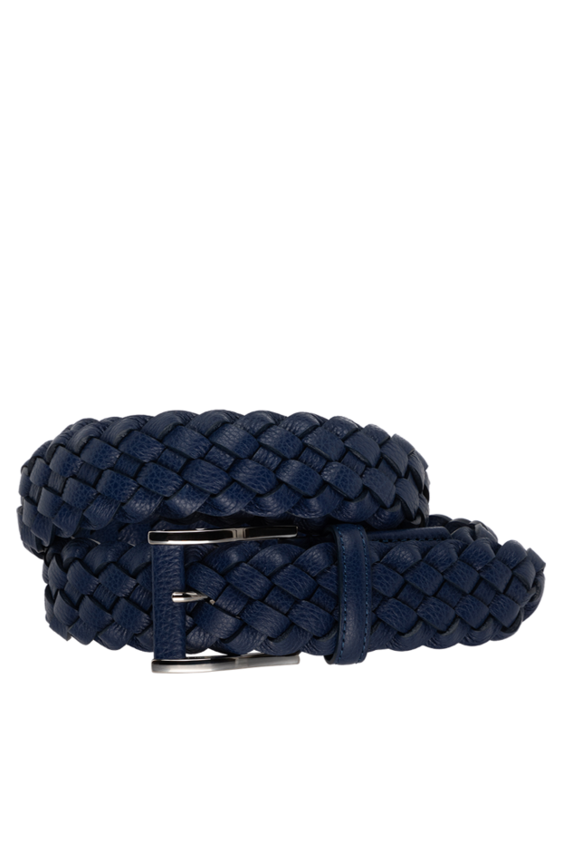 Cesare di Napoli man men's blue leather belt buy with prices and photos 175867 - photo 1