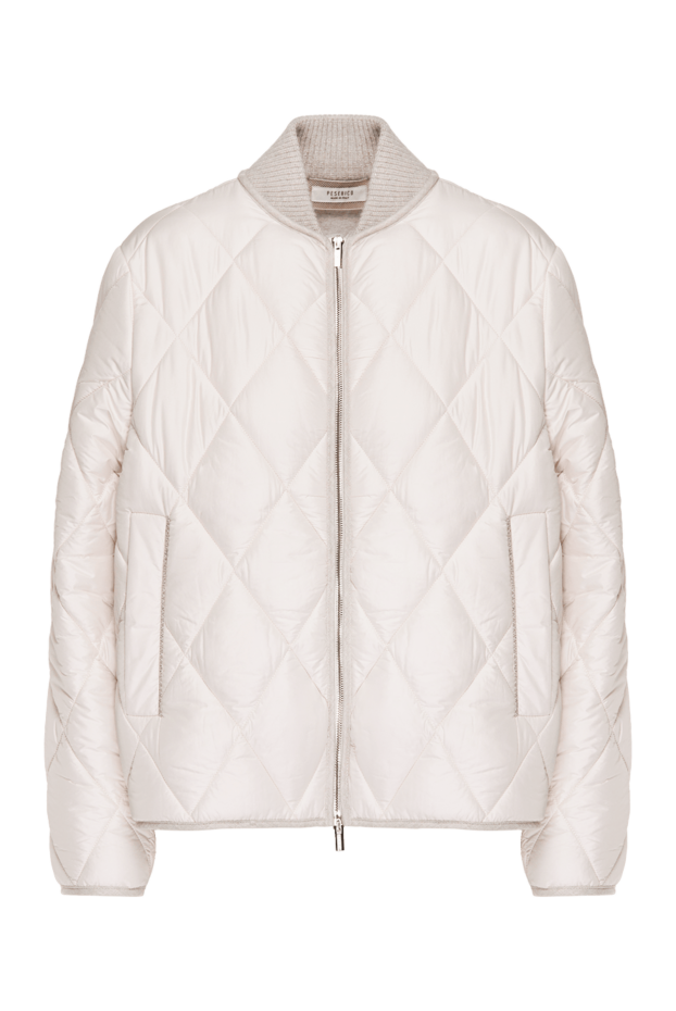 Peserico light quilted jacket with diamond quilting and knitted collar 175997 - photo 1