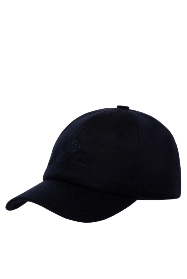 Loro Piana cashmere baseball cap processed using storm system technology, blue 176009 - photo 3