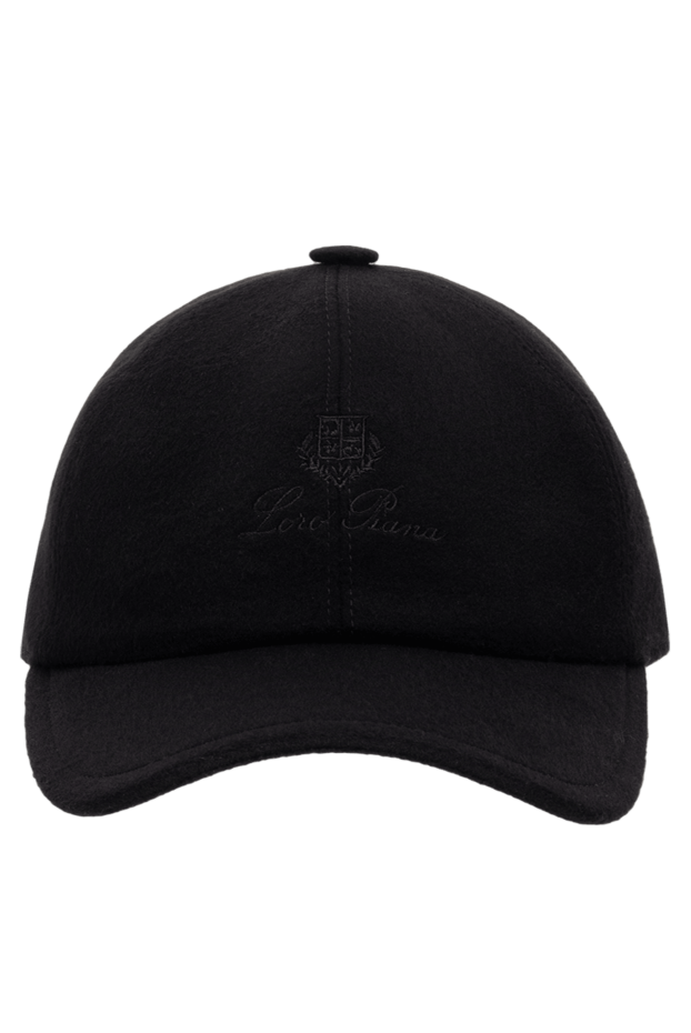 Loro Piana man black cashmere cap for men buy with prices and photos 176010 - photo 1