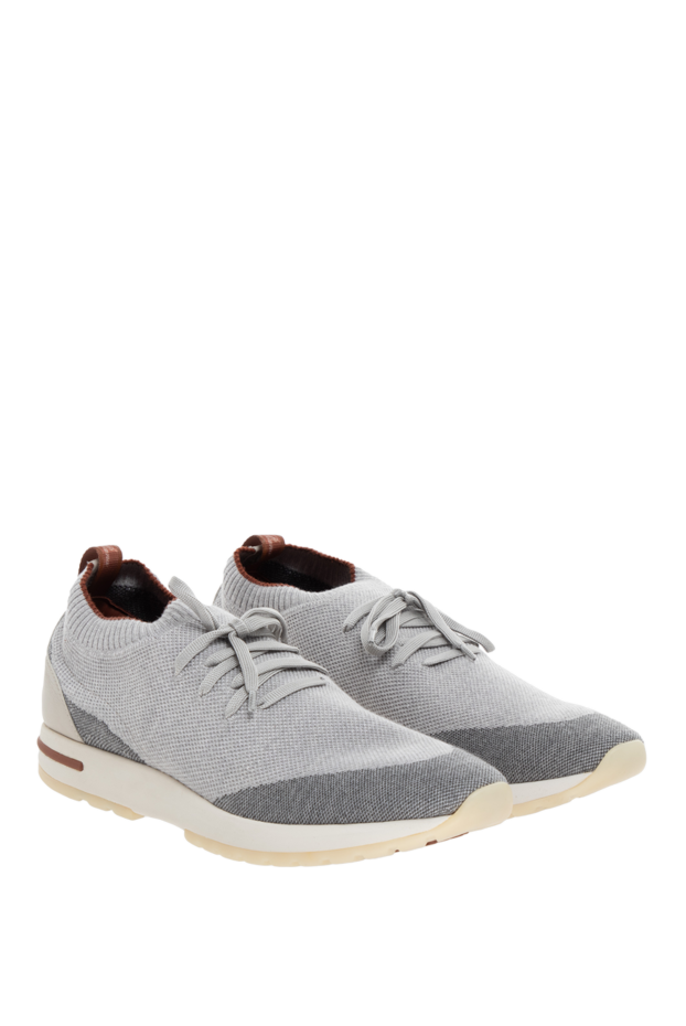 Loro Piana sneakers made of wool for men gray 176013 - photo 3