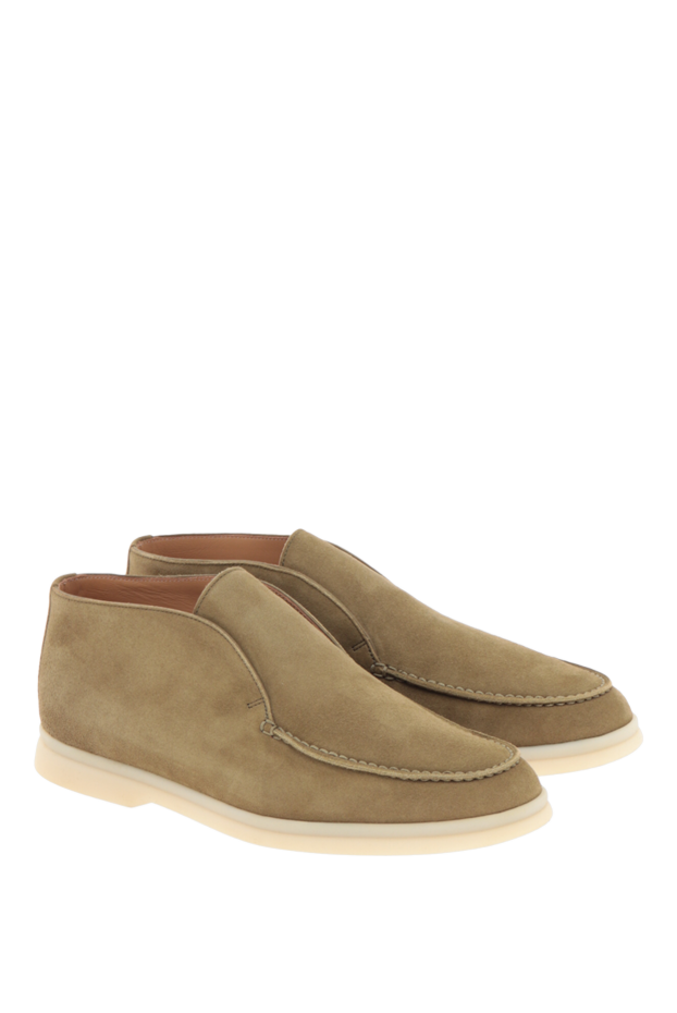 Loro Piana green nubuck desert boots for women 176019 - photo 3