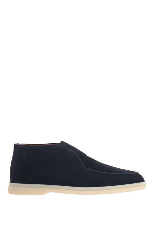 Loro Piana nubuck loafers blue women 176027 - photo 1