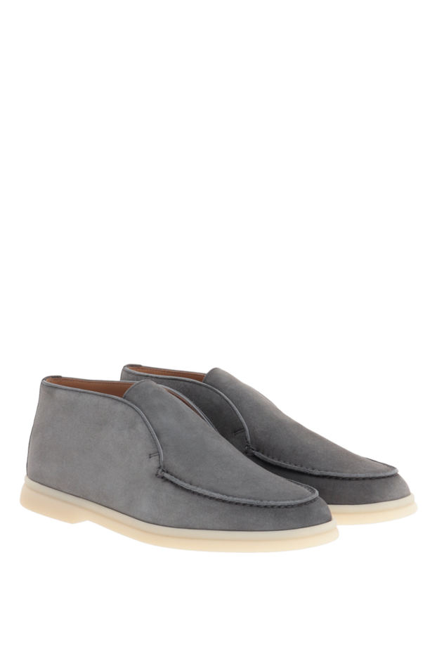 Loro Piana gray nubuck desert boots for women 176028 - photo 3