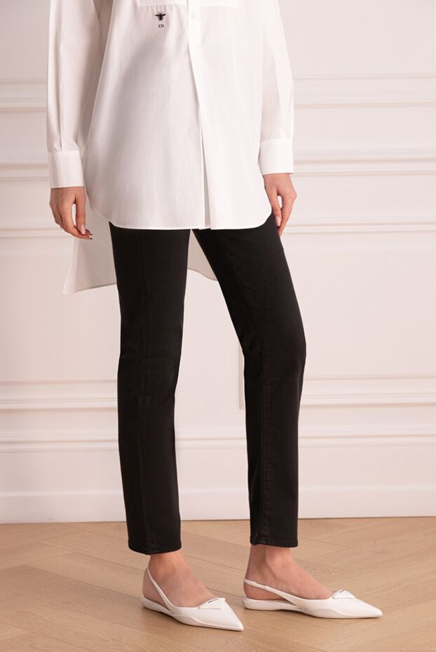 Jacob Cohen black high-waisted slim jeans women's 176048 - photo 3