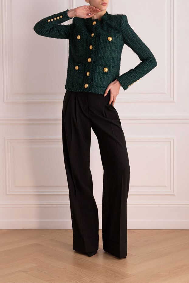 Balmain woman green jacket for women buy with prices and photos 176054 - photo 2