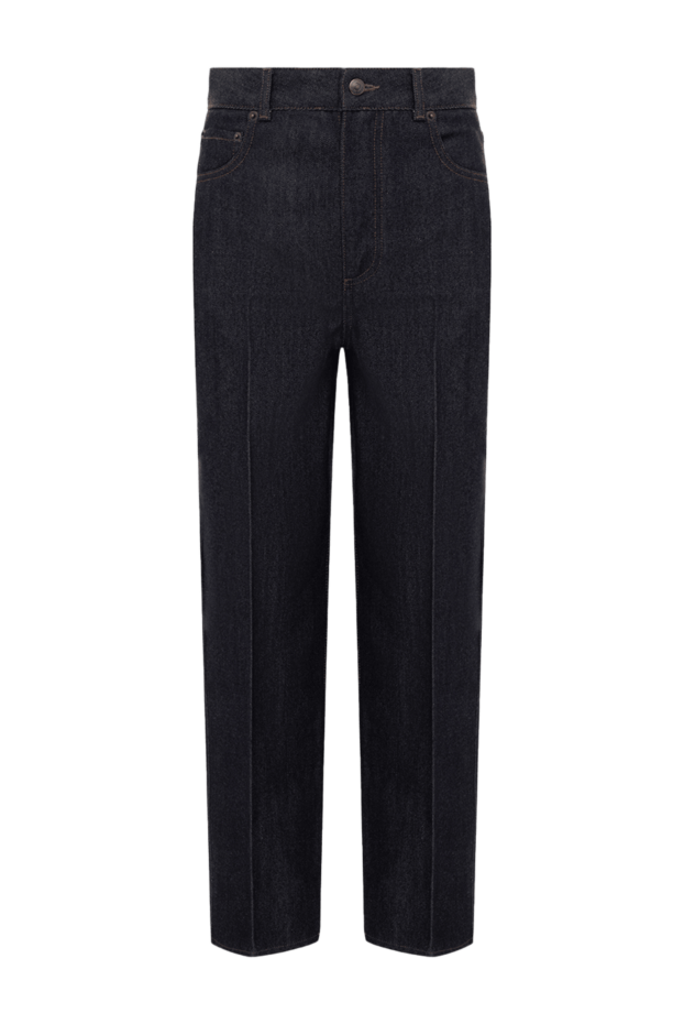 Loro Piana woman blue cotton and cashmere jeans for women buy with prices and photos 176126 - photo 1