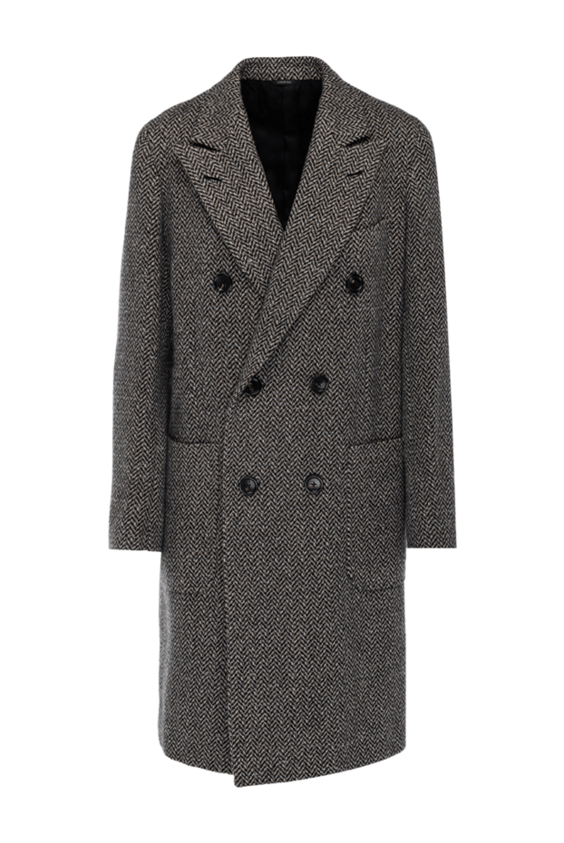 Loro Piana gray linen and cashmere coat for women 176139 - photo 1