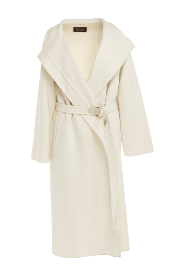 Loro Piana woman white cashmere coat for women buy with prices and photos 176163 - photo 1