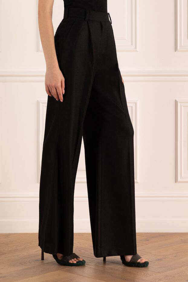 Loro Piana black cashmere pants for women 176164 - photo 3