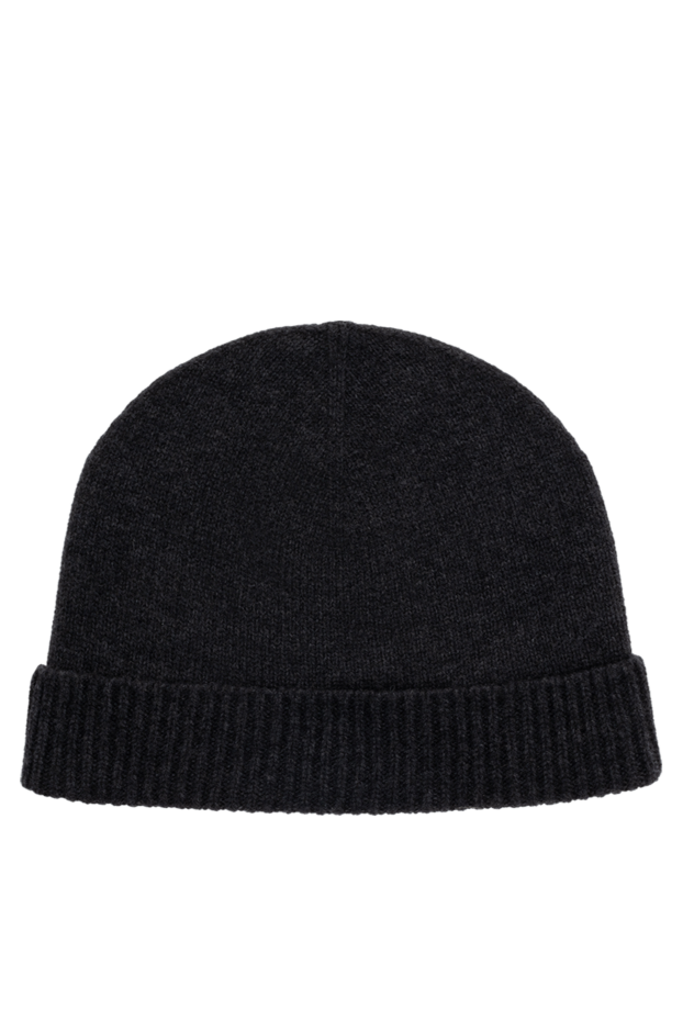 Kiton men's graphite cashmere hat with embossed decor 176175 - photo 3
