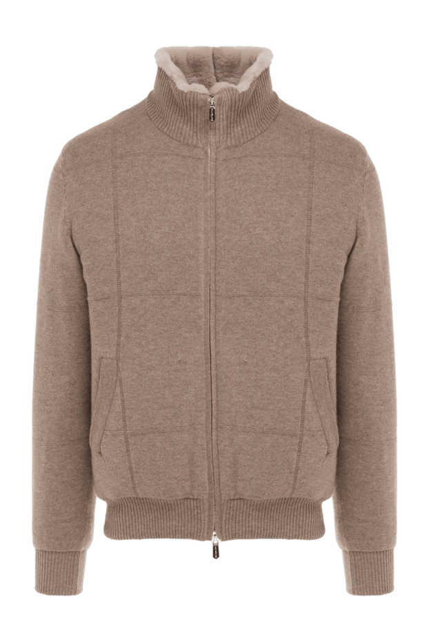 Svevo men's beige cashmere cardigan 176195 - photo 1