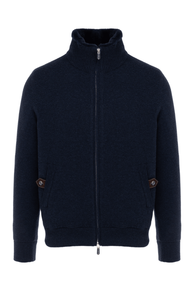 Svevo men's cashmere jacket with brown elbow patches 176197 - photo 1