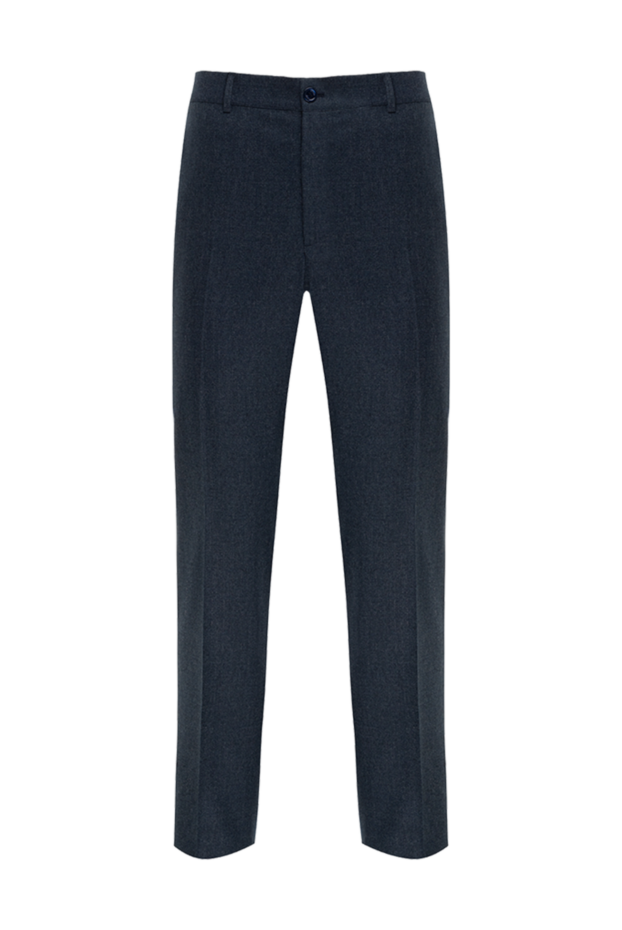 Stefano Ricci men's blue wool trousers 176211 - photo 1