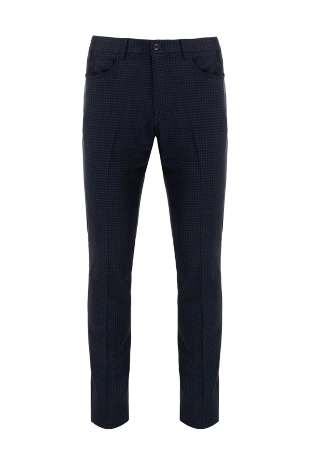 Stefano Ricci wool trousers in a small check with creases 176212 - photo 1
