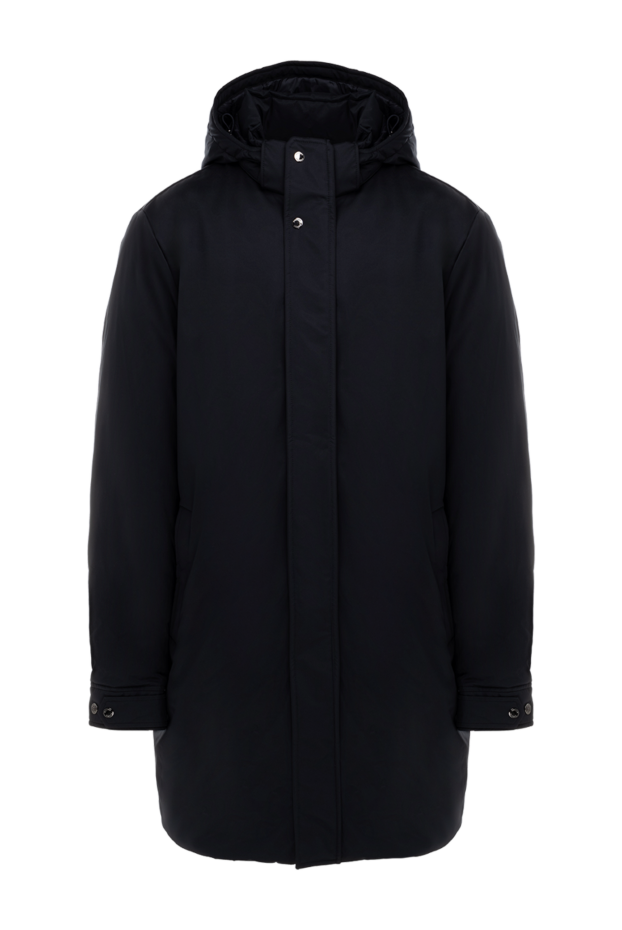 Moorer men's blue polyamide down jacket 176235 - photo 1