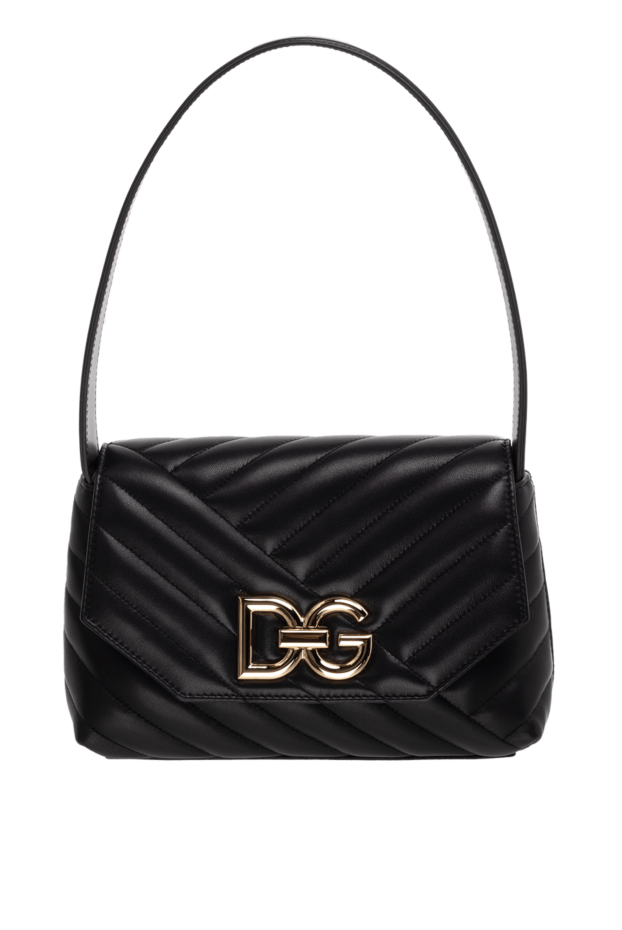 Dolce & Gabbana женские сумка из кожи ягненка женская черная купить с ценами и фото 176257 - фото 1